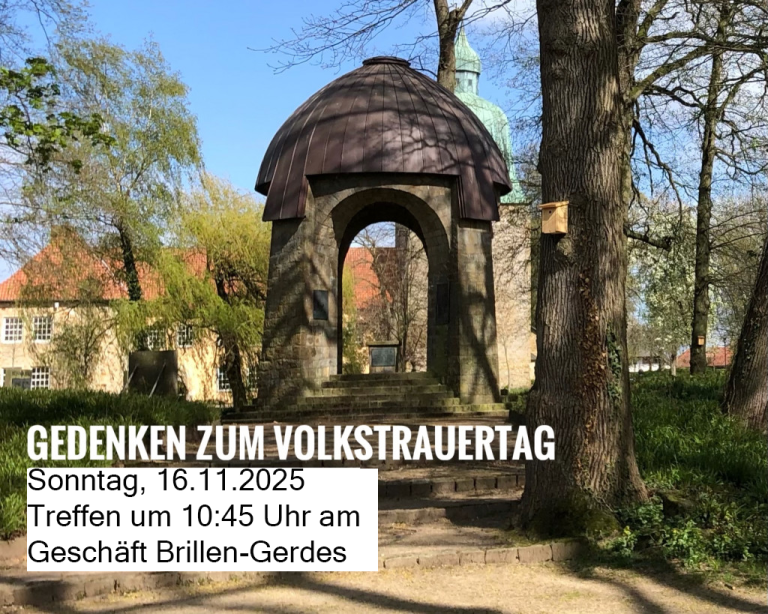 Gedenken zum Volkstrauertag
