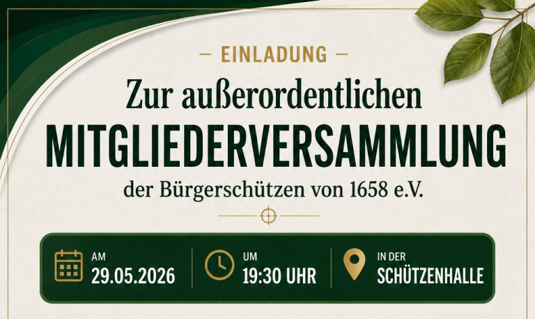 Außerordentliche Mitgliederversammlung